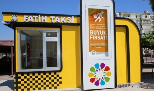 Kocasinan Belediyesi Tüm Taksi duraklarını yeniliyor!