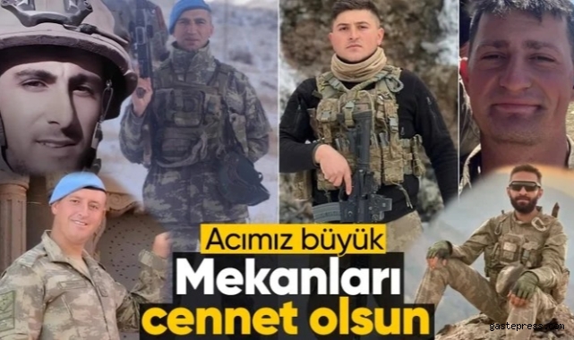 Türkiye'nin 6 iline şehit ateşi düştü!