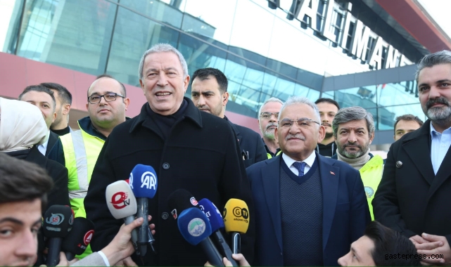  Akar, Büyükkılıç ve milletvekillerinden Havalimanı Yeni Terminal Binası’na inceleme!