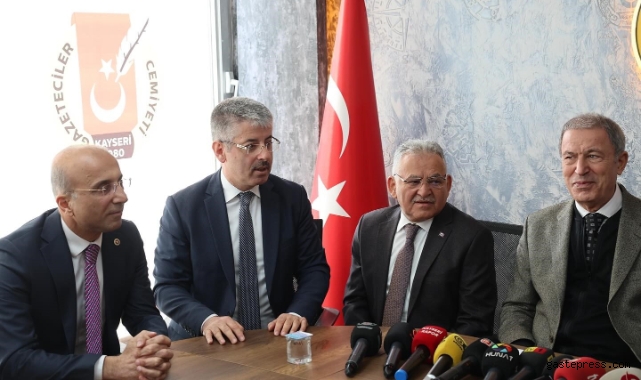 Akar ve Büyükkılıç'tan gazetecilere "10 Ocak" ziyareti!