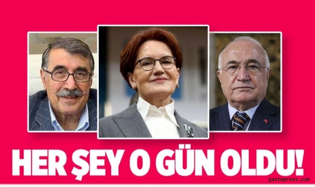 Bomba iddia! Meral Akşener Cemil Çiçek ve Abdülkadir Aksu ile görüştü fikirleri değişti!