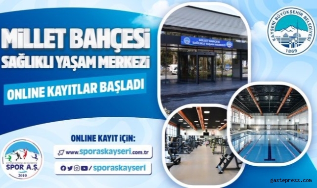 Büyükşehir Spor A.Ş. Sağlıklı Yaşam Merkezi’ne kayıtlar başladı!