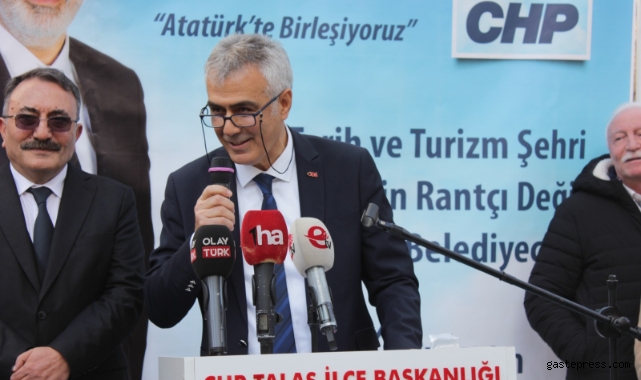 CHP Talas Belediye Başkan Adayı Halil İbrahim Yıldırım: “Talas halkının mağduriyetini giderecek projelerle geliyoruz”