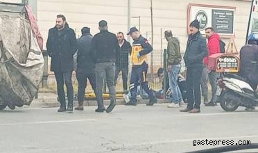 Doğu Terminalinde kaza: Motosiklet sürücüsü ağır yaralandı!