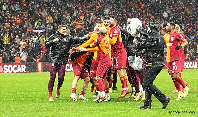 Galatasaray sahasında Gaziantep FK'yı 2-1 mağlup etti