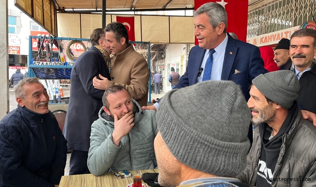 İyi Parti Kayseri Büyükşehir Belediye Başkan Adayı Kazım Yücel'den, Nakliyeciler ve Traktörcüler Sitesine ziyaret!
