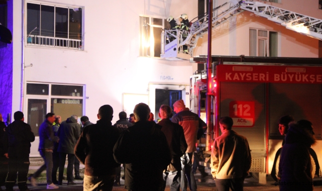 Kayseri'de yangın faciası: 1 ölü!