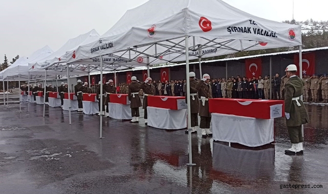 Pençe-Kilit şehitleri memleketlerine uğurlandı!