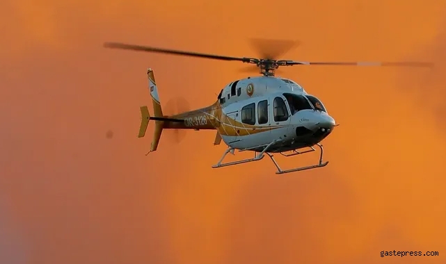 ABD'de 6 kişiyi taşıyan helikopter düştü!