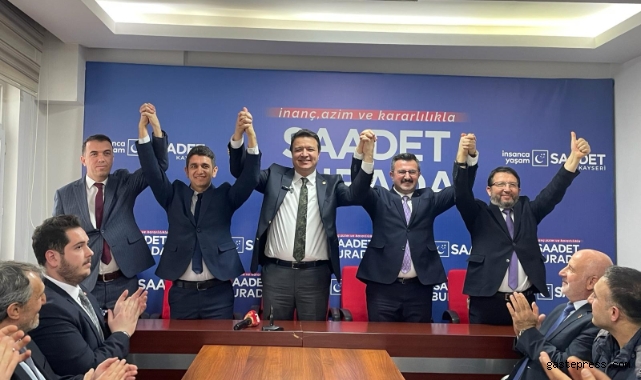 Baki Coşkun Saadet Partisi Melikgazi Belediye Başkan adayı oldu!