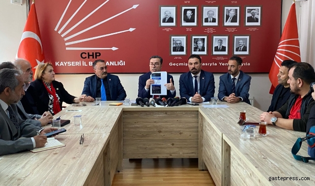 CHP Kayseri İl Başkanı Keskin: “Kamu malını tasarruf yerine israfa dönüştüren bir zihniyetle karşı karşıyayız”