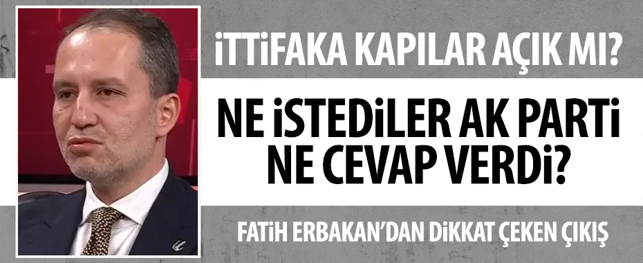 Fatih Erbakan'dan bomba 'ittifak' açıklaması! İstanbul ve Ankara adaylarını geri çekecekler mi?