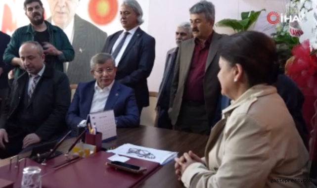 Gelecek Partisi Genel Başkanı Davutoğlu'ndan AK Parti'ye sürpriz ziyaret!