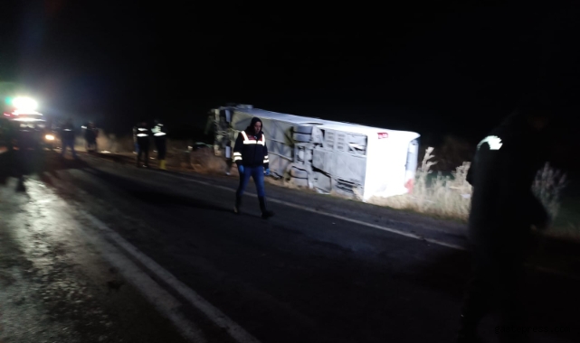Kayseri-Yozgat karayolunda otobüs kazası: 4’ü ağır 19 yaralı!