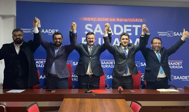 Saadet Partisi Kayseri Kocasinan Belediye Başkan Adayı Recep Güngör oldu!