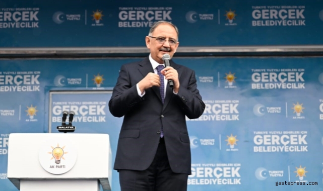Bakan Özhaseki’den muhalefete tepki!
