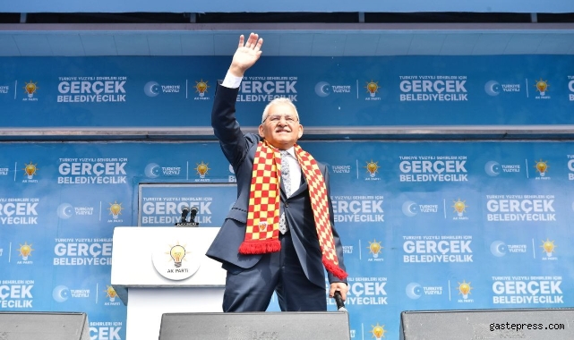 Başkan Büyükılıç'tan Büyük Kayseri Mitingi'nde "güç ve dayanışma" vurgusu!