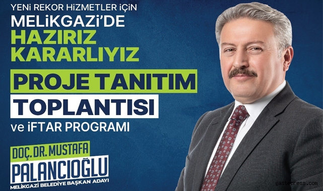 Başkan Palancıoğlu projelerini tanıtacak!