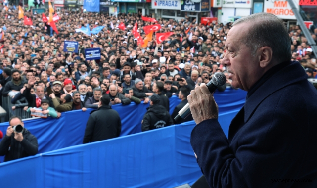 Cumhurbaşkanı Erdoğan, Ağrı mitinginde konuştu: "Başka Ağrı yok, başka Türkiye yok"