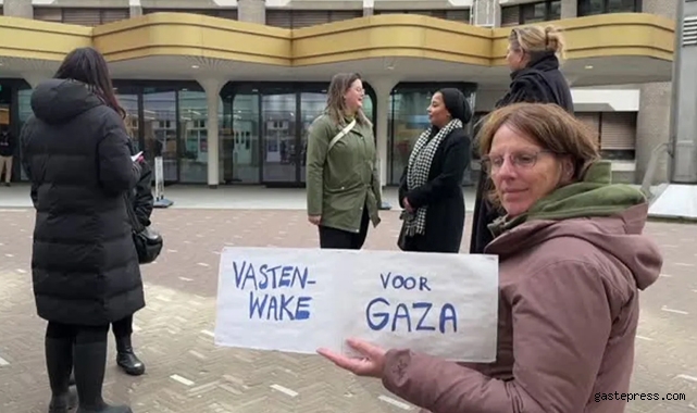 Hollandalı profesör Gazze için açlık grevinde!