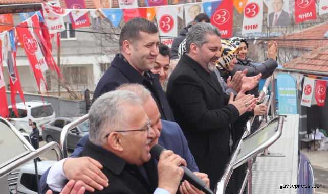 İl Başkanı Fatih Üzüm, Akkışla’da Konuştu: “Rekor oy bekliyorum, rekor oy”