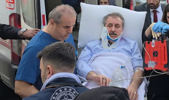 Mustafa Destici, Tokat'ta trafik kazası geçirdi! 