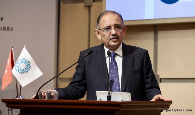 Bakan Özhaseki: “CHP güzel işleri eleştirmeye devam ediyor”