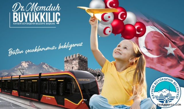 Büyükşehir'in 23 Nisan'a özel "çocuk treni" yola çıkıyor!