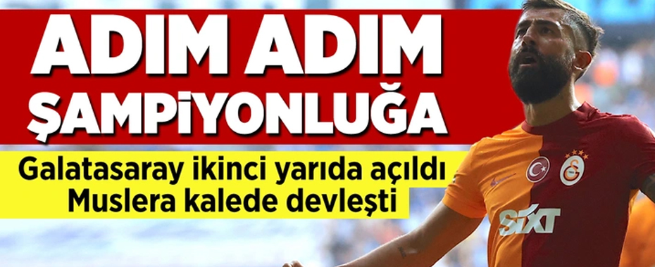 Galatasaray, Adana deplasmanında 3 puanı 3 golle aldı!
