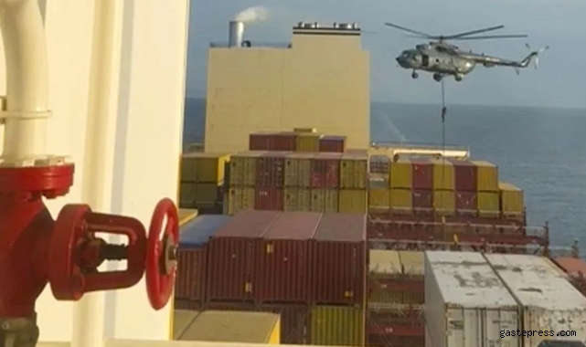 İran, Basra Körfezi'nde İsrail bağlantılı Portekiz bandıralı yük gemisine el koydu!