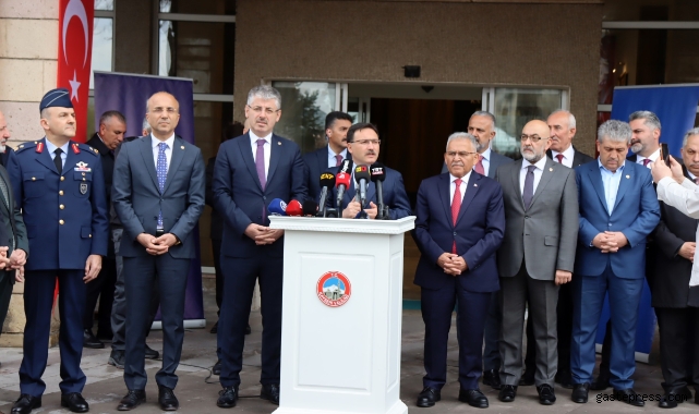 Kayseri protokolü bayramlaştı!