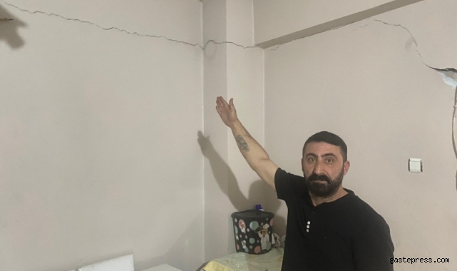 Tokat depreminde Kayseri’deki evde hasar iddiası!
