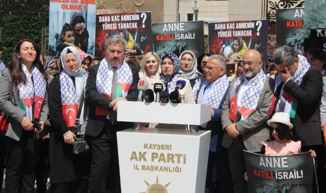 AK Partili kadınlar Filistinli anneler için toplandı!