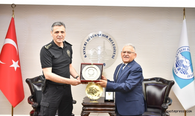 Başkan Büyükkılıç, İl Emniyet Müdürü Aydın’ı ağırladı!