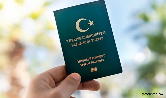Bir gruba daha yeşil pasaport müjdesi!