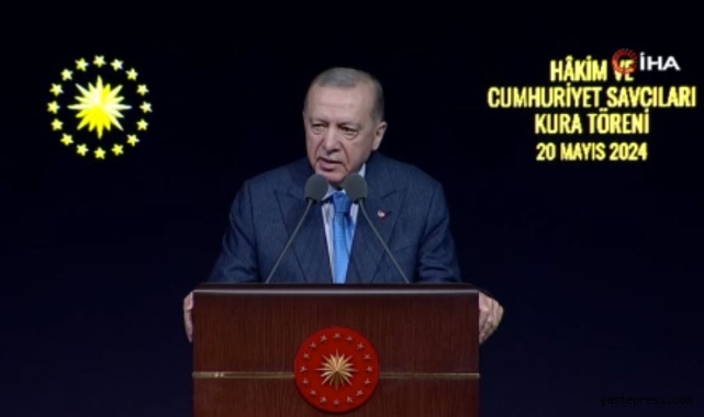 Cumhurbaşkanı Erdoğan, Adli ve İdari Yargı Kura töreninde konuştu: "6-8 Ekim hadisesi terör kalkışmasıdır"