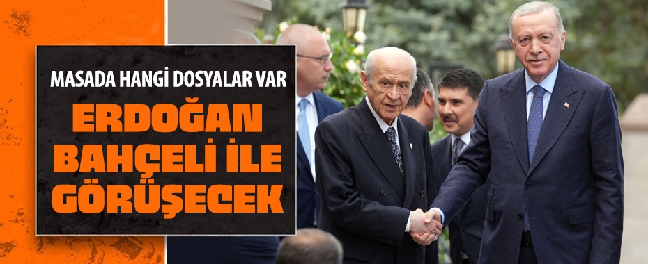 Cumhurbaşkanı Erdoğan ve MHP Lideri Bahçeli, Görüşmek İçin Bir Araya Geliyor!