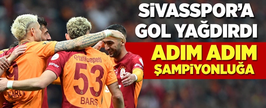 Galatasaray Sivasspor'a gol yağdırdı: 6-1