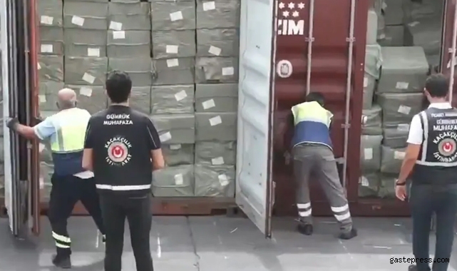 İki ilde 1 milyar 22 milyon lira değerinde kaçak eşya ele geçirildi!