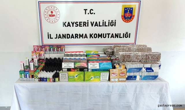 Jandarmadan kaçakçılık operasyonu: 210 bin TL’lik malzeme ele geçirildi!