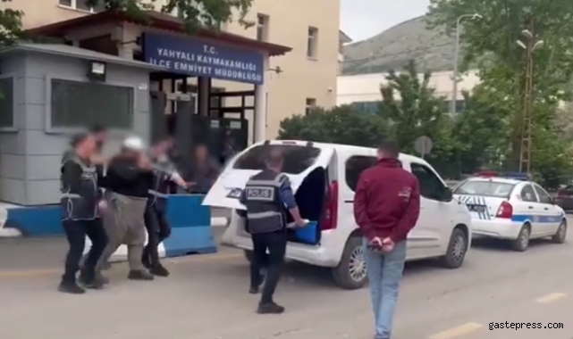 Kayseri'de 35 yıl kesinleşmiş hapis cezası olan şahıs yakalandı!