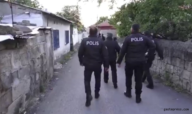 Kayseri'de aranan şahıslara operasyon: 14 gözaltı!