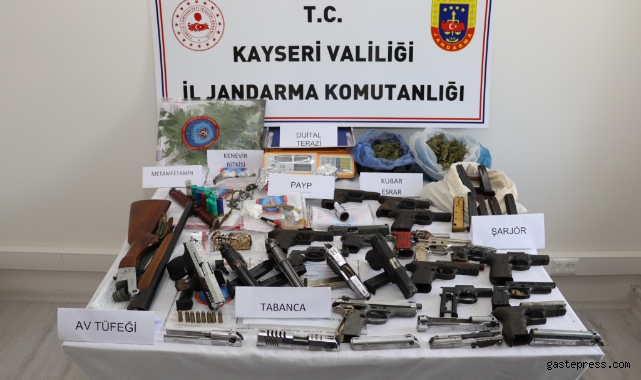 Kayseri'de Büyük Operasyon: Adeta cephanelik ele geçirildi!