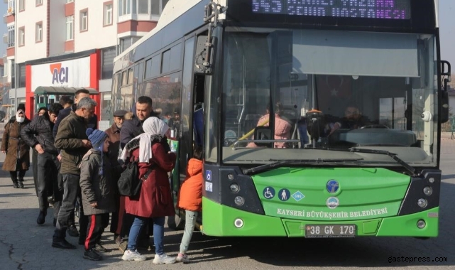Kayseri'de toplu taşımaya zam!