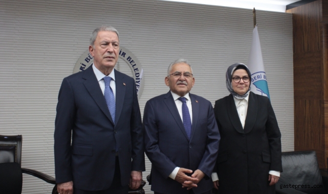 Milli Savunma Komisyonu Başkanı Akar ve Milletvekili Böhürler’den Büyükkılıç’a tebrik ziyareti!