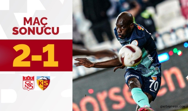 Sivasspor - Kayserispor: 2-1