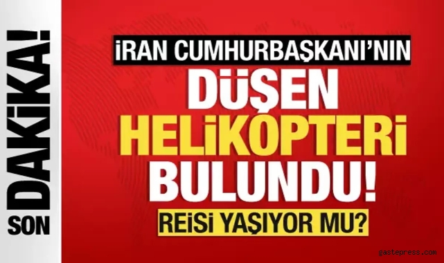 Son dakika... İran Cumhurbaşkanı'nın düşen helikopteri bulundu!
