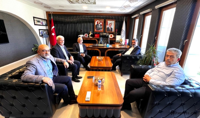 AK Parti heyetinden Başkan Deniz Yağan’a hayırlı olsun ziyareti!