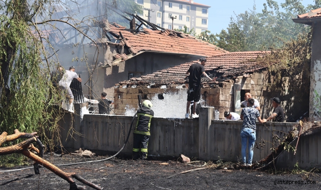 Kayseri'de tüp deposunda yangın!