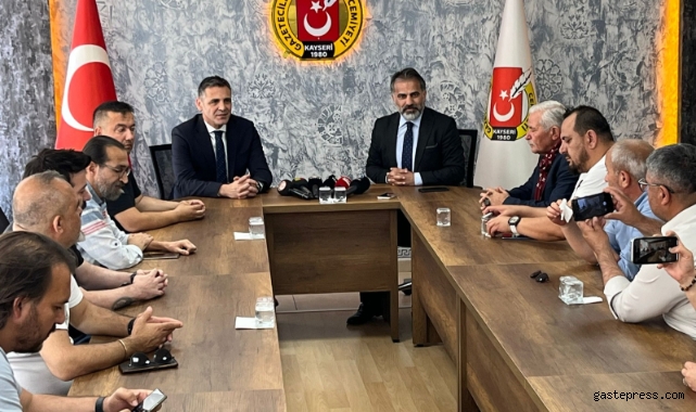 Kayseri İl Emniyet Müdürü Atanur Aydın, Gazeteciler Cemiyeti'ni Ziyaret Etti!